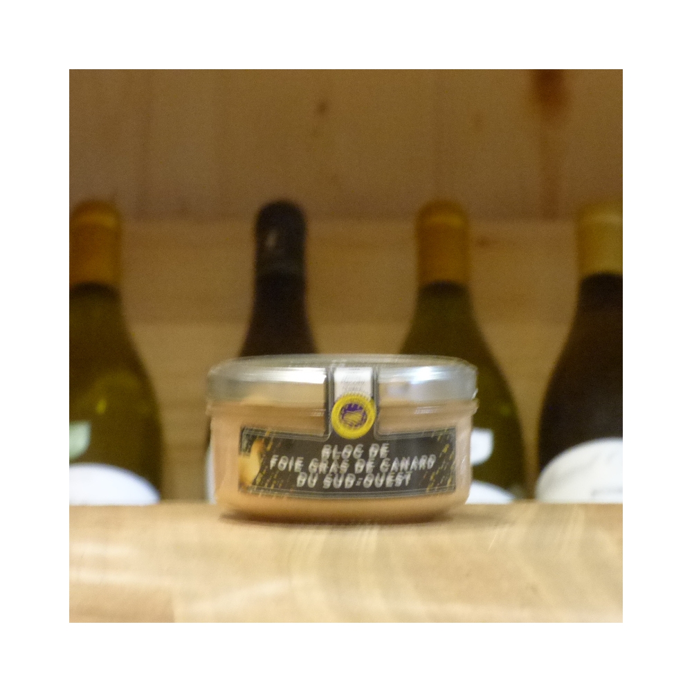 Bloc de foie gras de canard du Sud-Ouest Ducs de Gascogne 130 g.