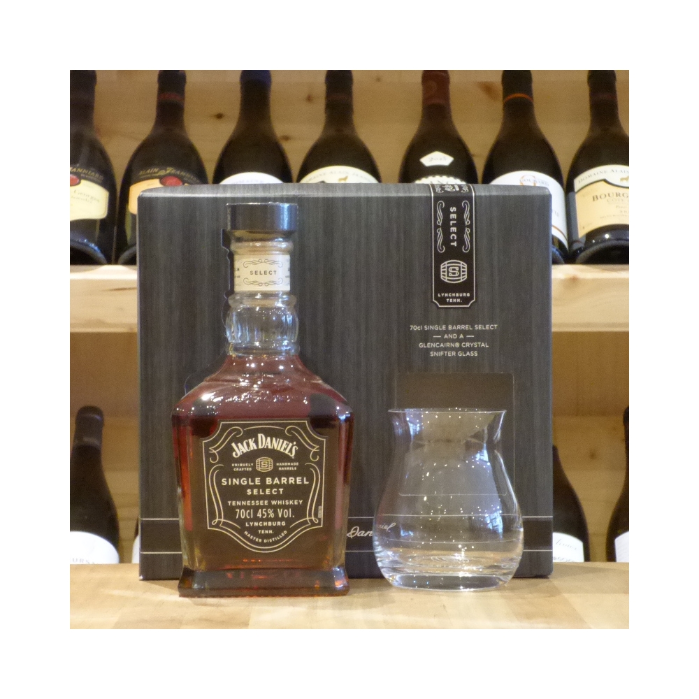 Coffret Jack Daniel's single barrel avec verre dégustation