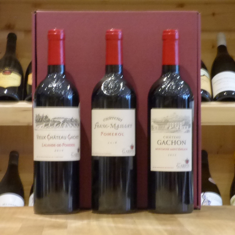 Coffret Trio vins du Libournais