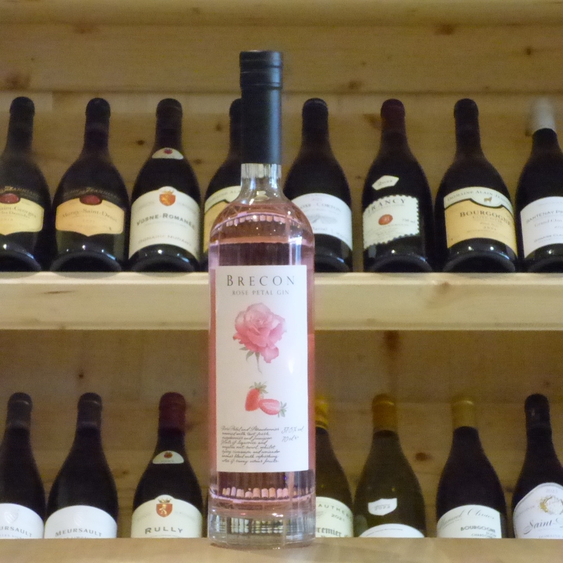 Gin Brecon rose petal