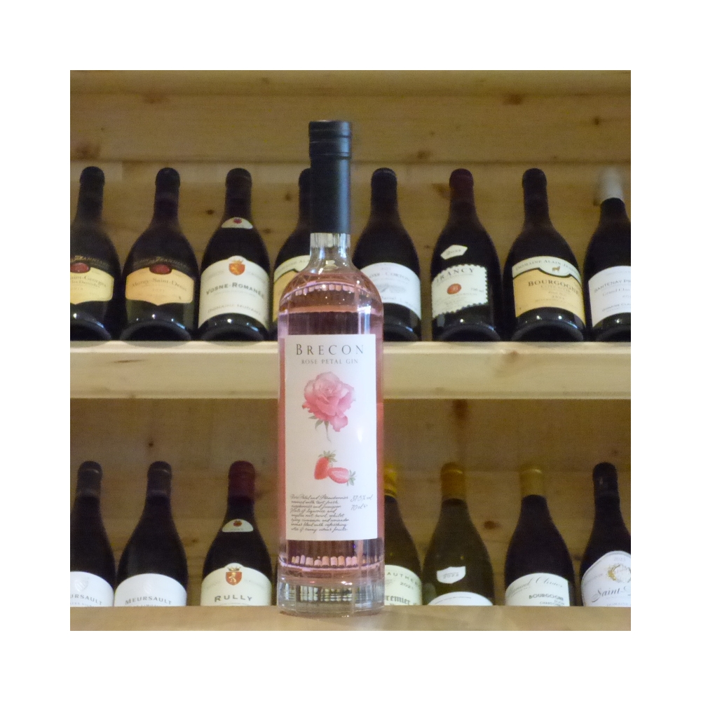 Gin Brecon rose petal