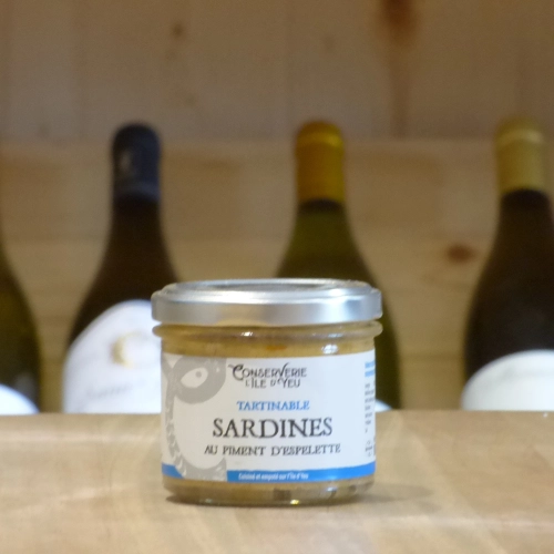Tartinable de sardines au piment d'Espelette