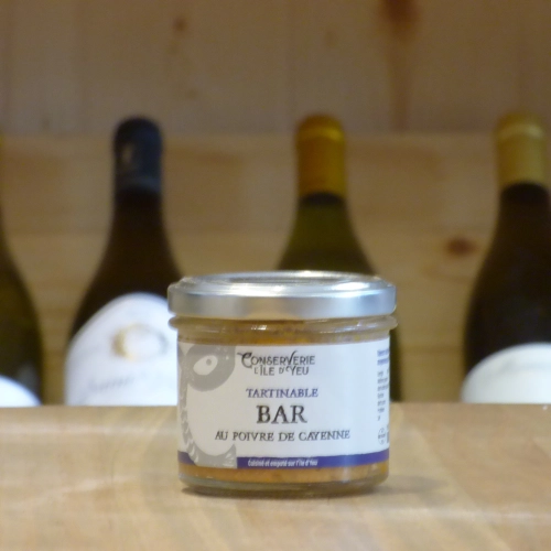 Tartinable de bar au poivre de Cayenne